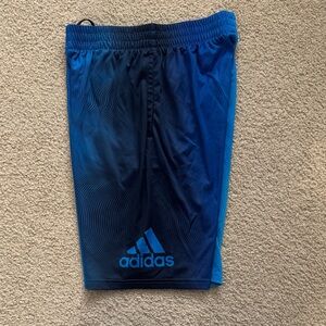 Adidas Boy’s Gradient Blue Athletic Shorts